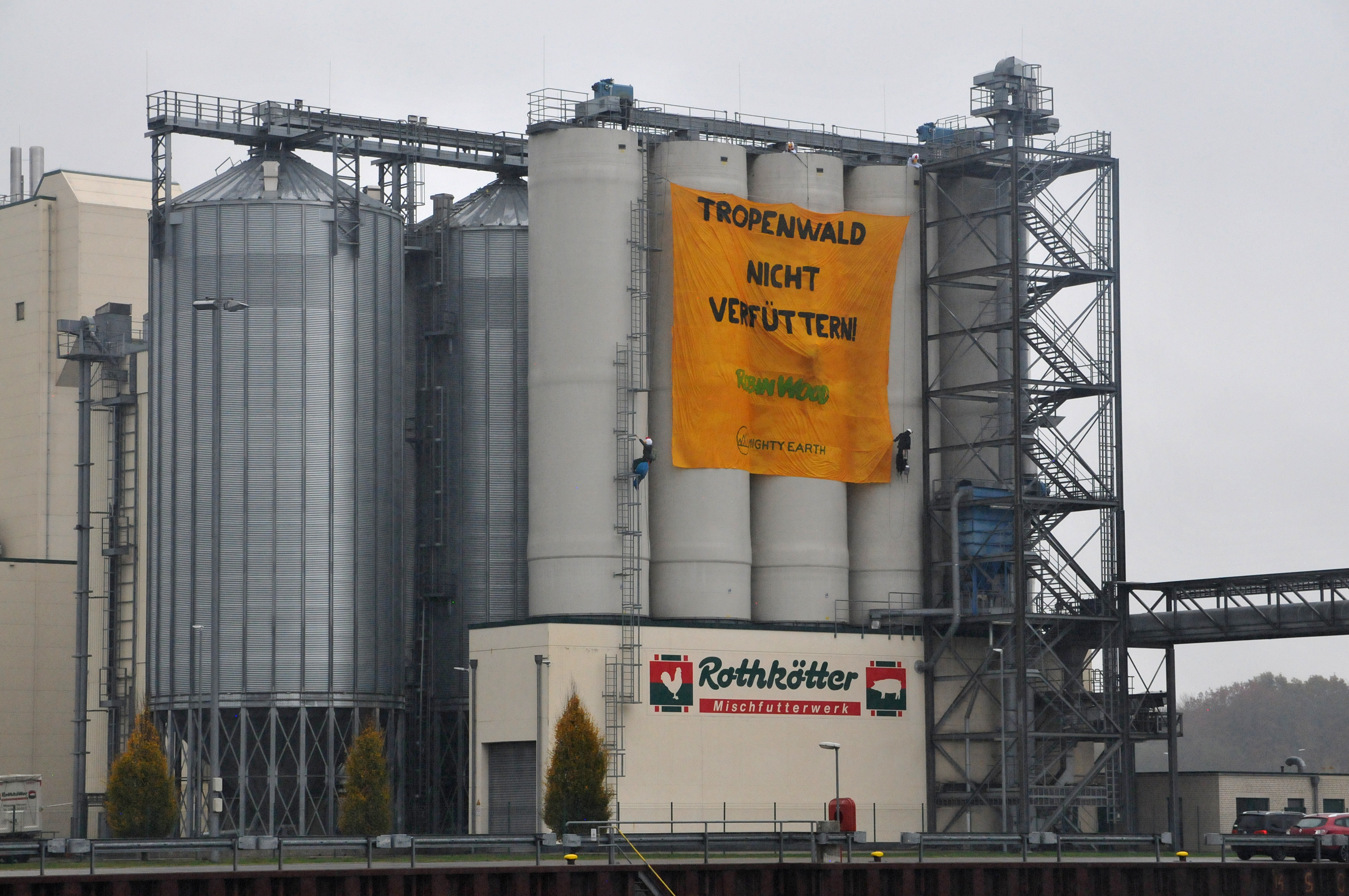 Aktionsfoto am Rothkötter-Futtersilo 2018