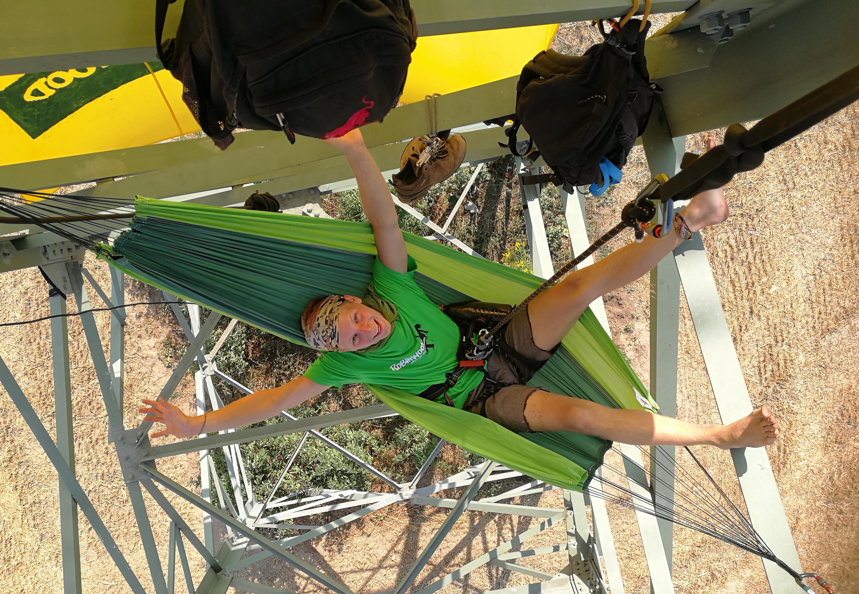 Foto Hängematte am Strommast