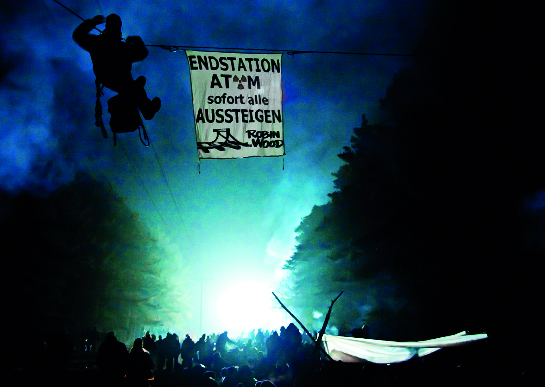 Gorleben im November 2010: Protest gegen den Castor-Transport