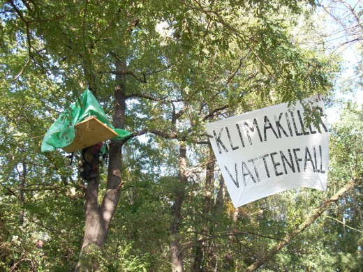 Baumbesetzung Lacoma 2007