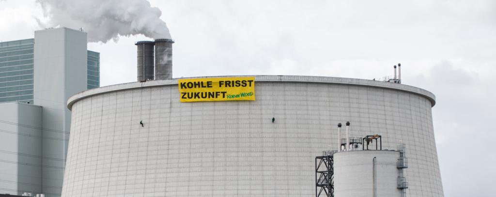 Aktionsfoto Kohlekraftwerk Moorburg 19.9.2019 Aktionsfoto Kohlekraftwerk Moorburg
