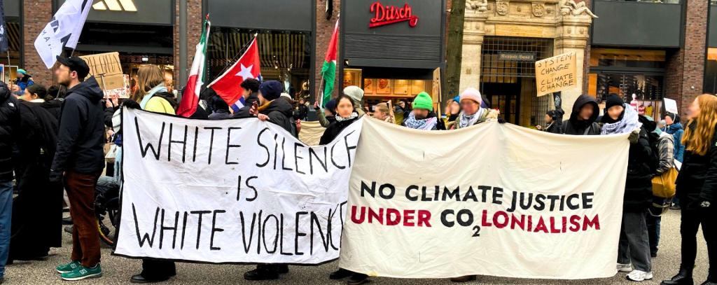 Auf der Demo von Fridays for Future am 14.02. in Hamburg (Foto: Raina Ivanova)