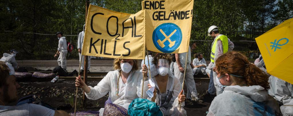 "Ende Gelände"-Proteste im Lausitzer Kohlerevier im Mai 2016 | Bildquelle: 350.org / Paul Levis Wagner "Ende Gelände"-Proteste im Lausitzer Kohlerevier im Mai 2016