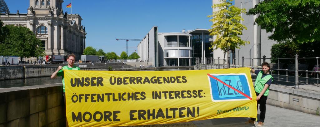 Protest gegen das Infrastruktur-Zukunftsgesetz