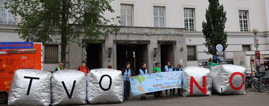 Christina Albrecht / ROBIN WOOD Aktion gegen die TVO