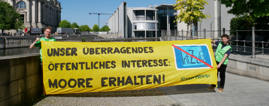 Protest gegen das Infrastruktur-Zukunftsgesetz
