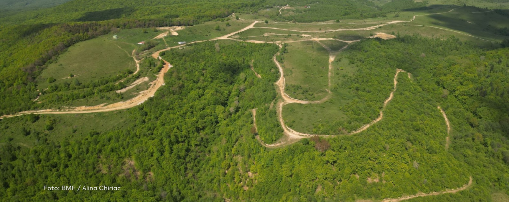 Schützenswertes Gebiet Făget Sud in Rumänien (Foto: BMF / Alina Chiriac) Schützenswerte Wald- und Graslandschaft in Rumänien