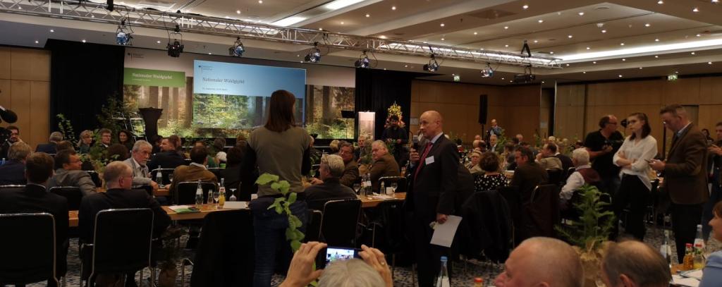Beim Waldgipfel in Berlin, 25.9.19 (Foto: Pierre Ibisch)