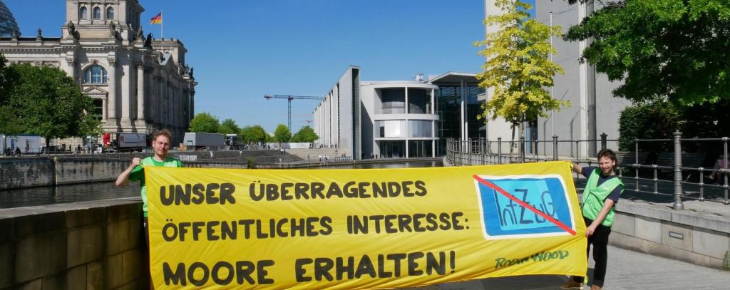 Protest gegen das Infrastruktur-Zukunftsgesetz