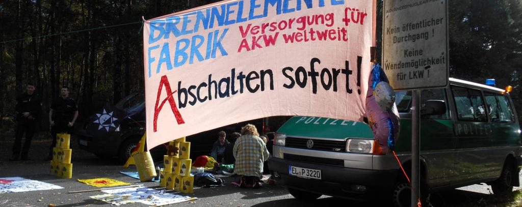 Protest in Lingen, 2014