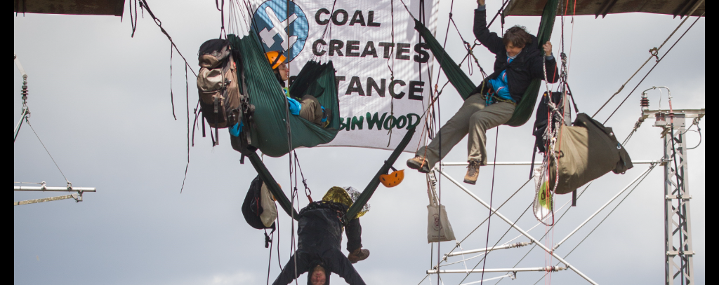 ROBIN WOOD-Protest Tagebau Welzow, Mai 2016