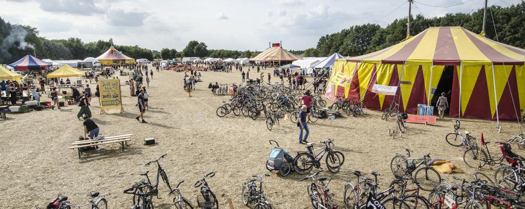 Eindruck aus dem Klimacamp im Rheinland 2017