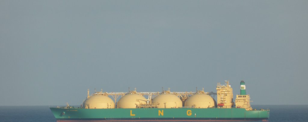 LNG Tanker auf hoher See