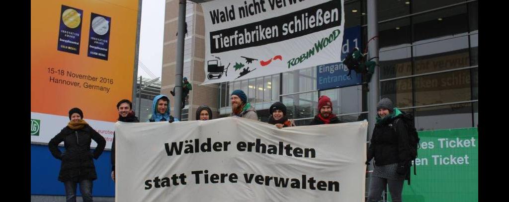 Aktion Messe Hannover Eurotier Tierproduktion