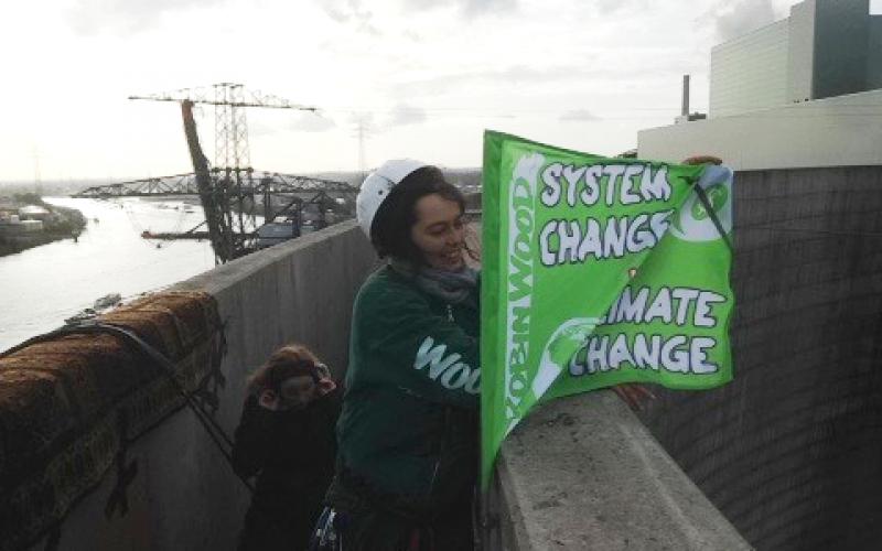Aktion Moorburg: System change not climate change!