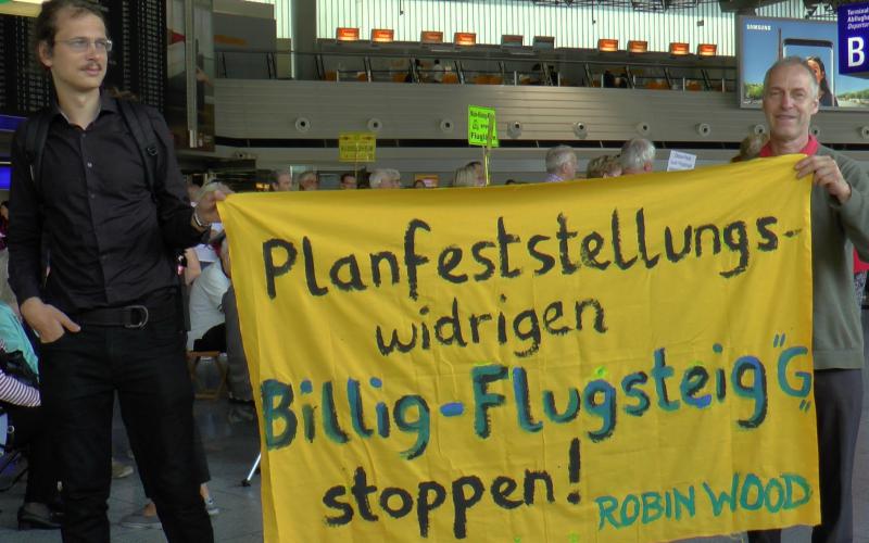 Montagsdemo im Frankfurter Flughafen 14.8.2017