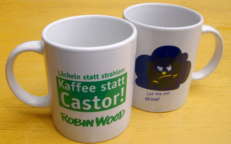 Tasse Kaffe statt Castor