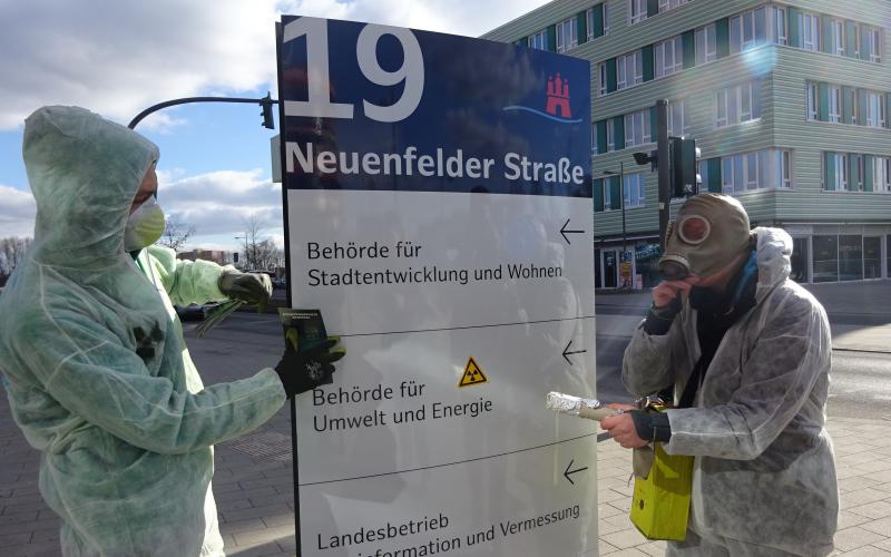 Aktion gegen Urantransporte