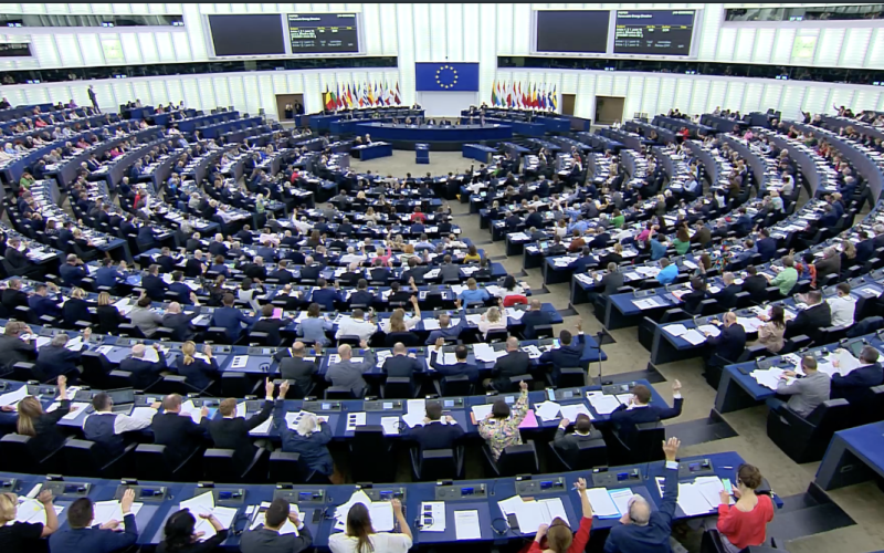 Bild des EU Paralemts während der Wahl