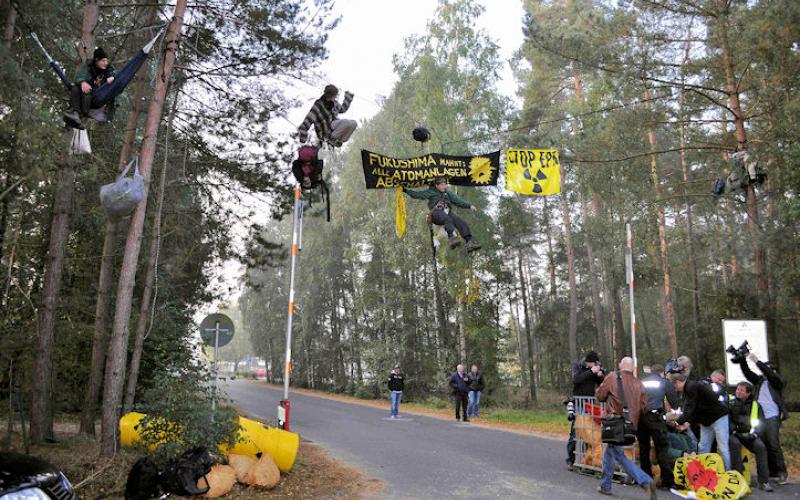 Protest in Lingen, 2013