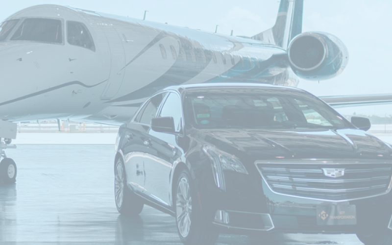 Privatjet und Luxusauto