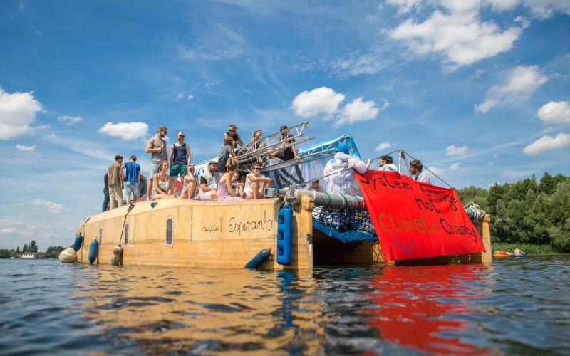 "Coal & Boat"-Demonstration in Berlin (Foto: Erik Marquardt) "Coal & Boat"-Demonstration in Berlin (Juli 2016)