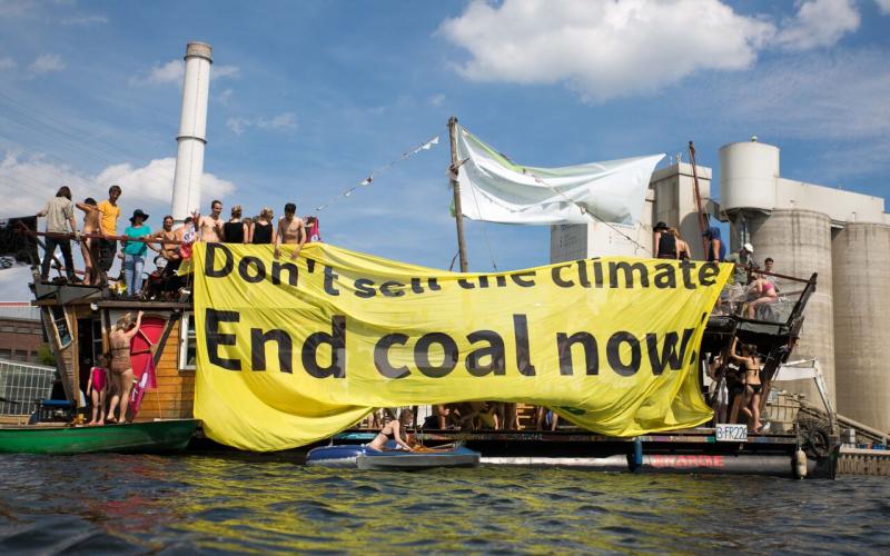 "Coal & Boat"-Demonstration in Berlin (Juli 2016)