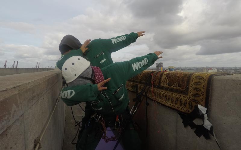 Aktionsfoto Kühlturm Moorburg