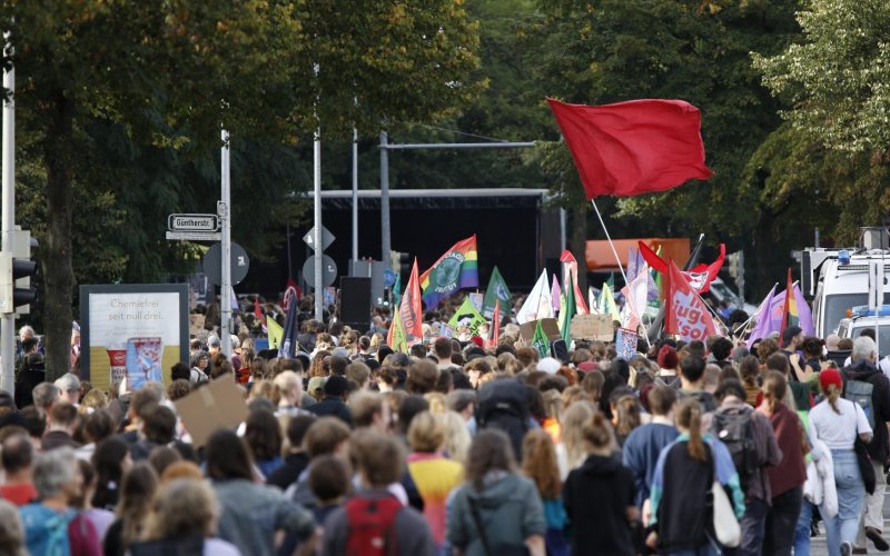 Eine große Demo